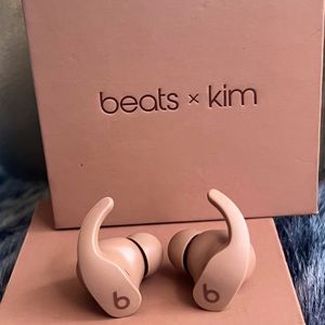 Beats Fit Pro X Kim Skims collab noise canceling headphones